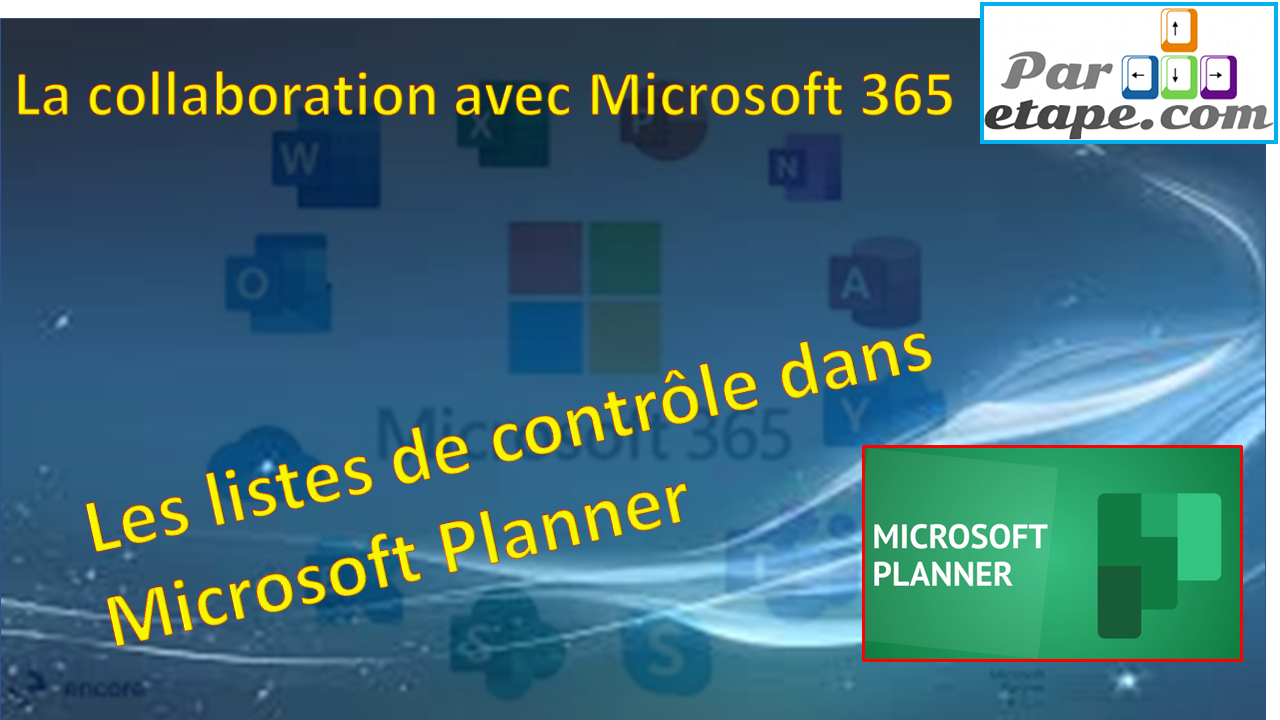 Les listes de contrôle dans Planner